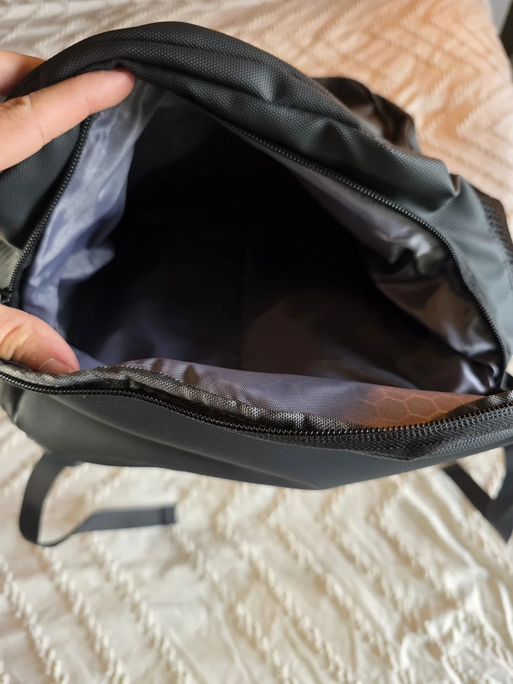 NWT Classic Black Men's Backpack with Padded Interior